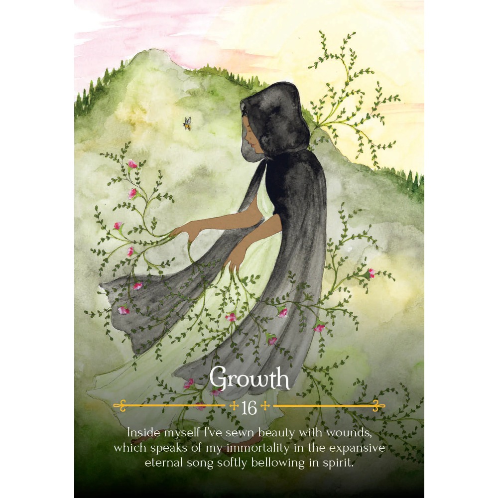 Tarot Deck With Guidebook - การ์ดออราเคิลแม่มดขนาด11*6.5ซม. ลาย Beltane Oracle 44ใบ
