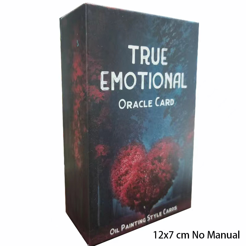 Tarot Deck With Guidebook - 12x7 ซม. เกมไพ่ True Emotional Oracle