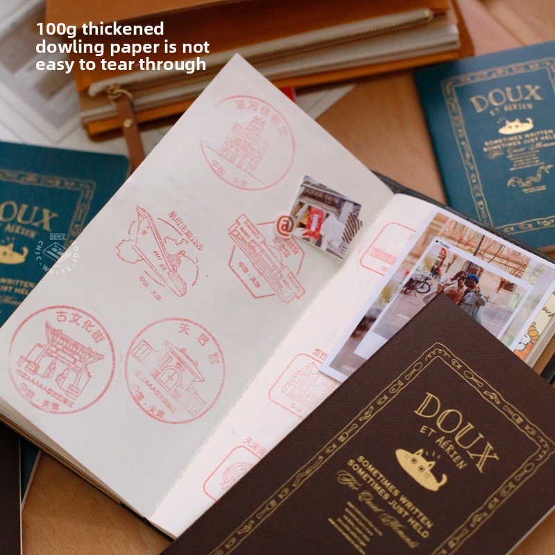 สมุดบันทึกนักเดินทาง Fromtheno - Vintage Leather Journal Notebook บทวิจารณ์และราคา