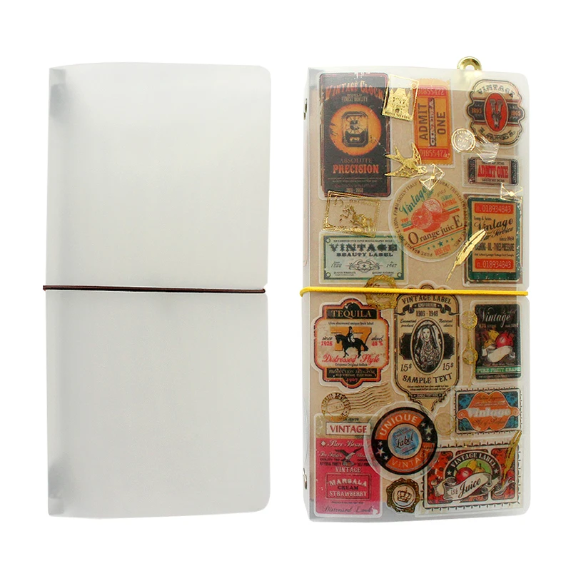 สมุดบันทึกนักเดินทางแบบเติมได้ - Vintage Leather Journal Notebook บทวิจารณ์และราคา