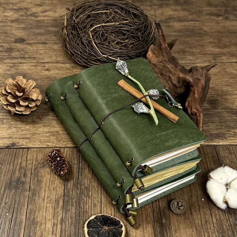 A7 A6 สมุดโน้ตสำหรับนักเดินทาง - Vintage Leather Journal Notebook บทวิจารณ์และราคา