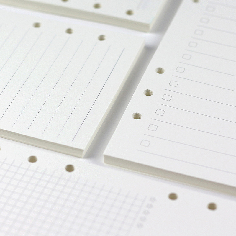 A5 A6A7 45 แผ่นหลวมโน้ตบุ๊คเติ - A5 Spiral Dotted Grid Notebook บทวิจารณ์และราคา