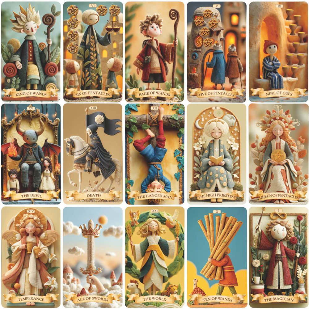 ชุดไพ่ทาโรต์ 78 ใบ ขนาด 13x8 ซ - Tarot Deck With Guidebook บทวิจารณ์และราคา
