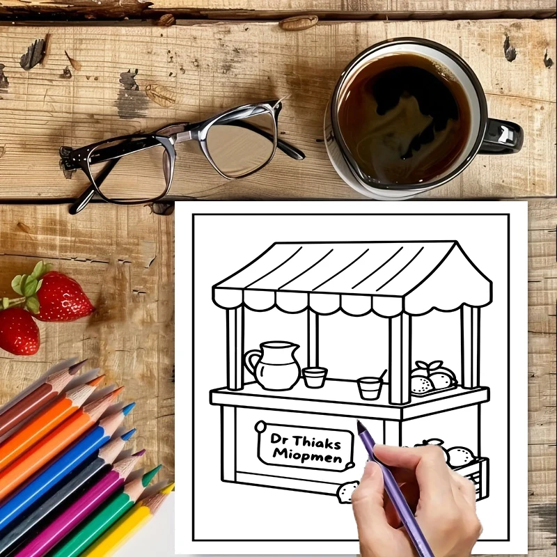 สมุดระบายสี Little Spaces สำหร - Adult Coloring Book Stress Relief บทวิจารณ์และราคา