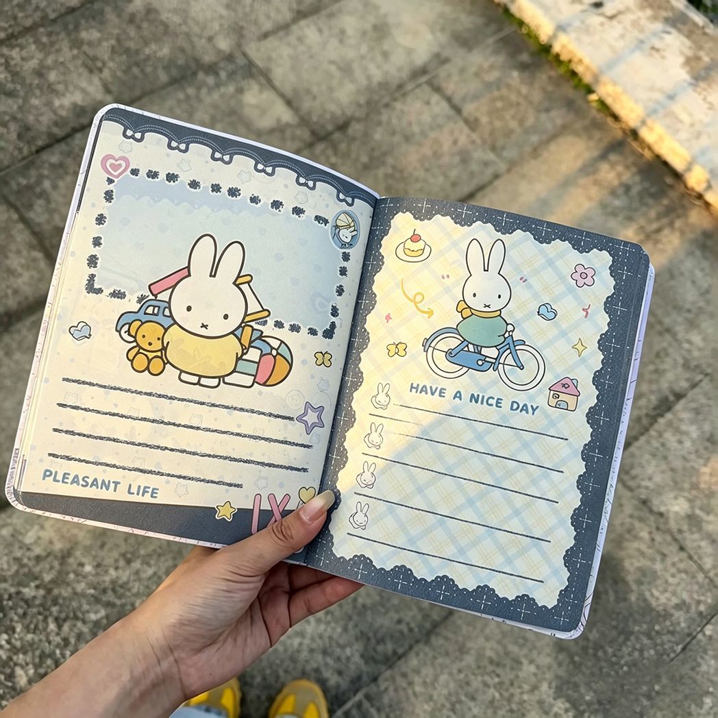 สมุดโน้ตหนังลายกระต่ายมิฟฟี่สไ - Vintage Leather Journal Notebook บทวิจารณ์และราคา