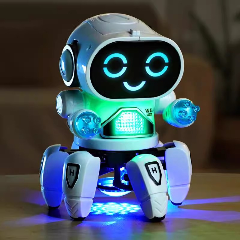 หุ่นยนต์ปลาหกขาเต้นได้ พร้อมไฟ - Music บทวิจารณ์และราคา