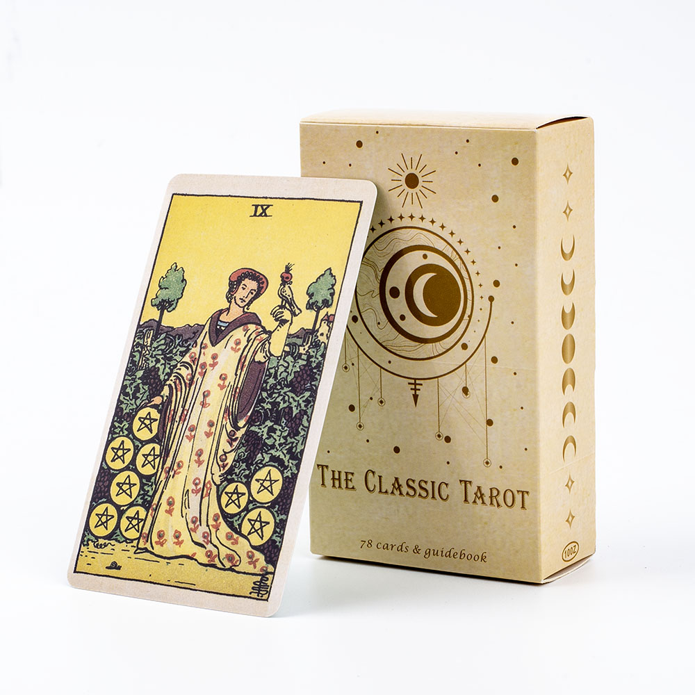 เกมกระดานไพ่ทาโรต์คลาสสิกสําหร - Tarot Deck With Guidebook บทวิจารณ์และราคา