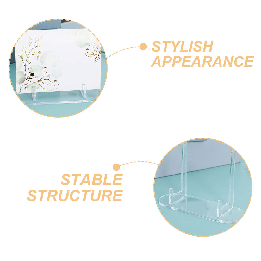 2 ชิ้น แท่นวางโชว์อะคริลิกใส ท - Clear Acrylic Book Stand Holder บทวิจารณ์และราคา