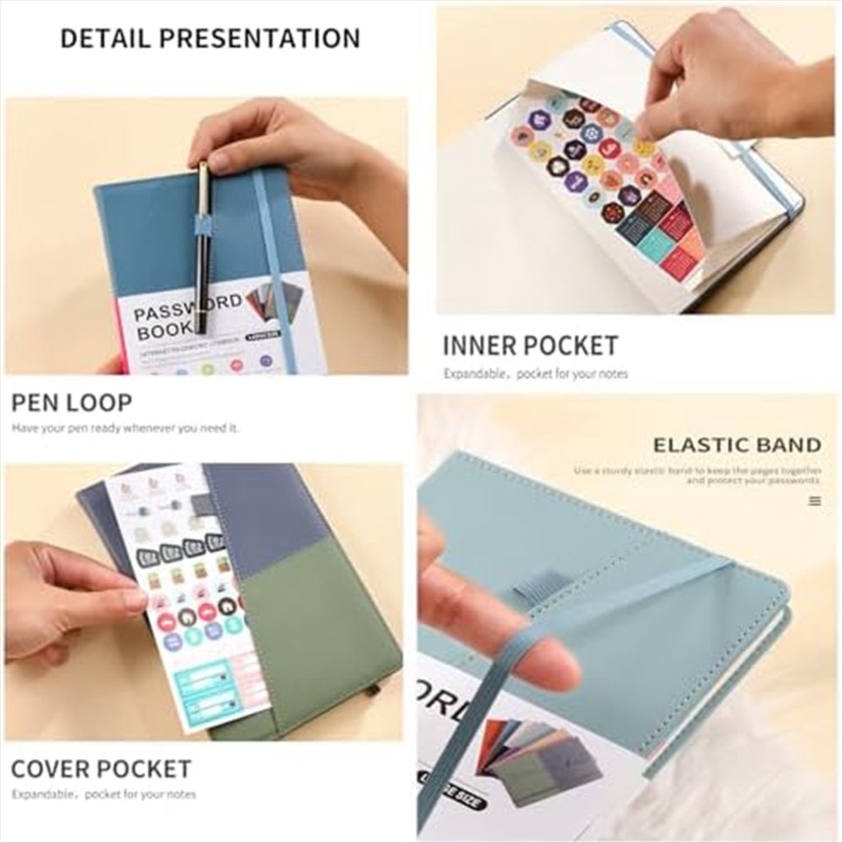 N82R สมุดจดรหัสผ่านพร้อมแท็บตั - Books บทวิจารณ์และราคา