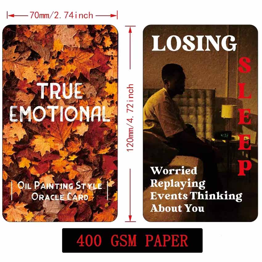 12x7 ซม. เกมไพ่ True Emotional - Tarot Deck With Guidebook บทวิจารณ์และราคา