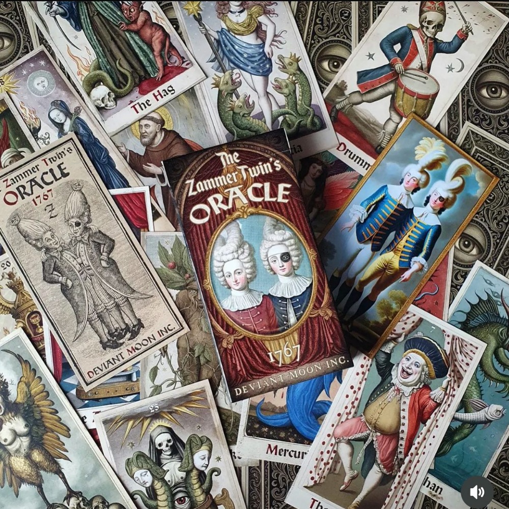 6*12 ซม. The Zammer Twins 1st  - Tarot Deck With Guidebook บทวิจารณ์และราคา
