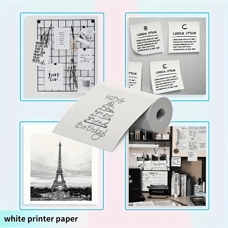 13 ม้วน กระดาษความร้อนขนาดเล็ก - Mini Pocket Thermal Printer Paper Roll บทวิจารณ์และราคา
