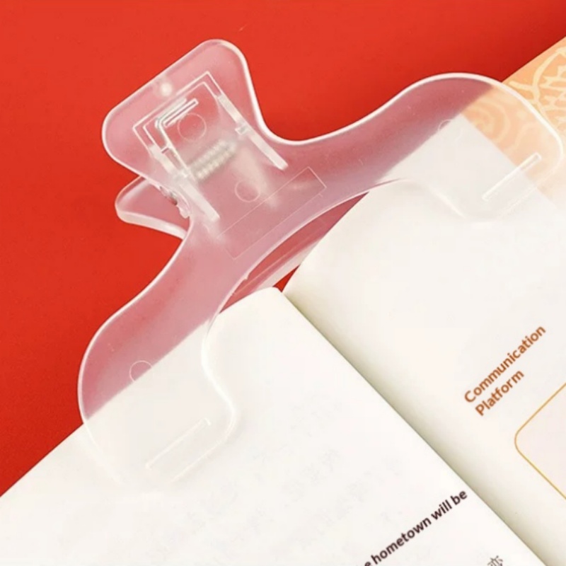 คลิปหนีบหน้าหนังสือแบบโปร่งแสง - Stationery Books บทวิจารณ์และราคา