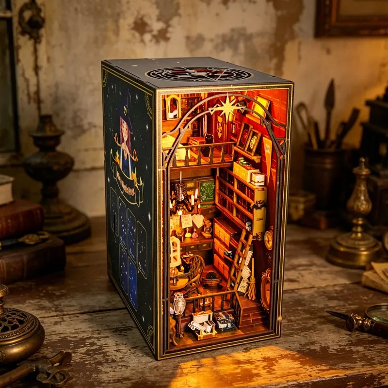 ชุดประกอบชั้นวางหนังสือ DIY รุ - Diy Wooden Book Nook Kit Shelf Insert บทวิจารณ์และราคา