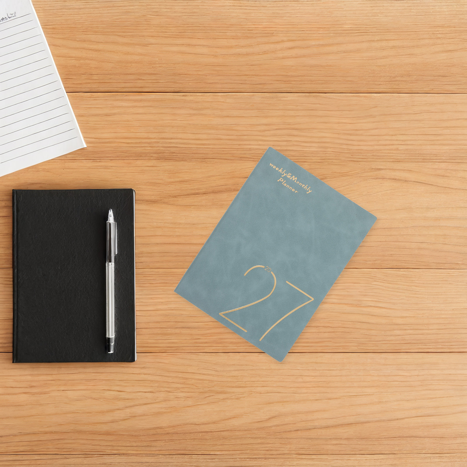 สมุดแพลนเนอร์รายสัปดาห์และรายเ - A5 Spiral Dotted Grid Notebook บทวิจารณ์และราคา