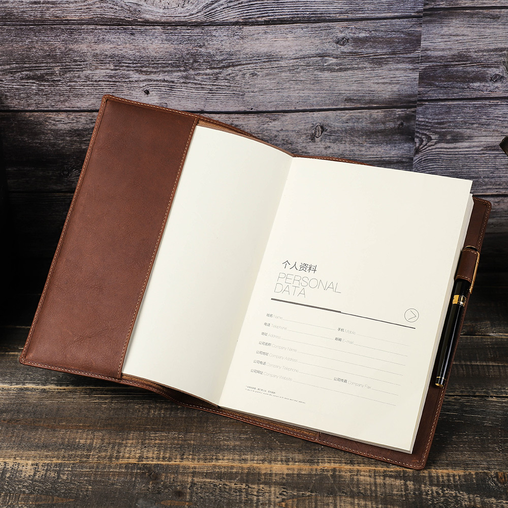 Retro หนังสือหนังแท้ปกแขน Prot - Stationery Books บทวิจารณ์และราคา