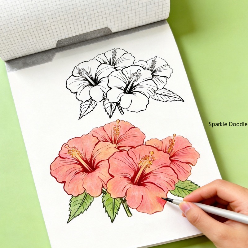 สมุดระบายสีลายเส้นดอกไม้สำหรับ - Chinese Calligraphy Practice Book บทวิจารณ์และราคา